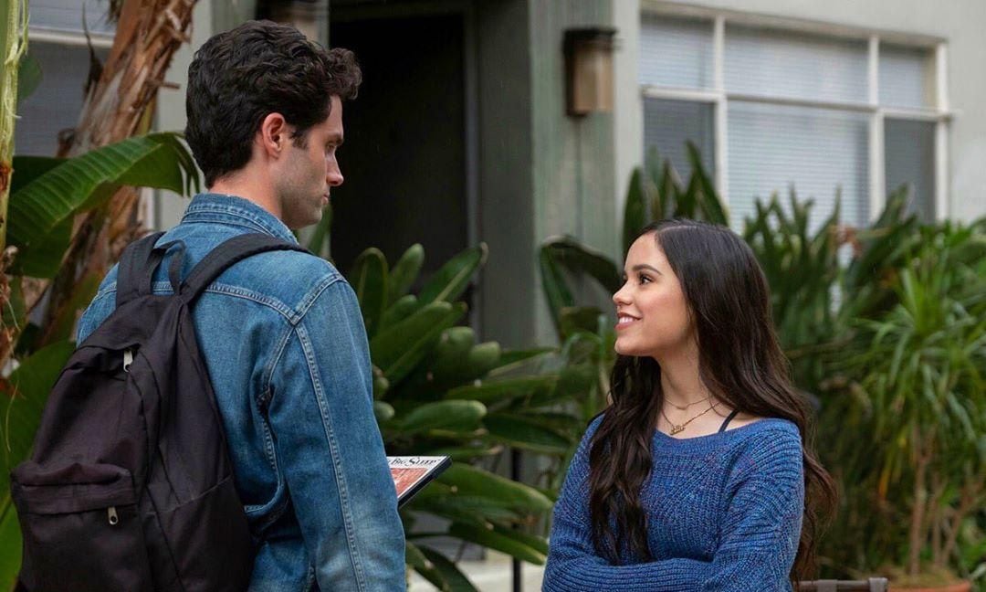 Jenna Ortega and Penn Badgley on Netflix show 'You'