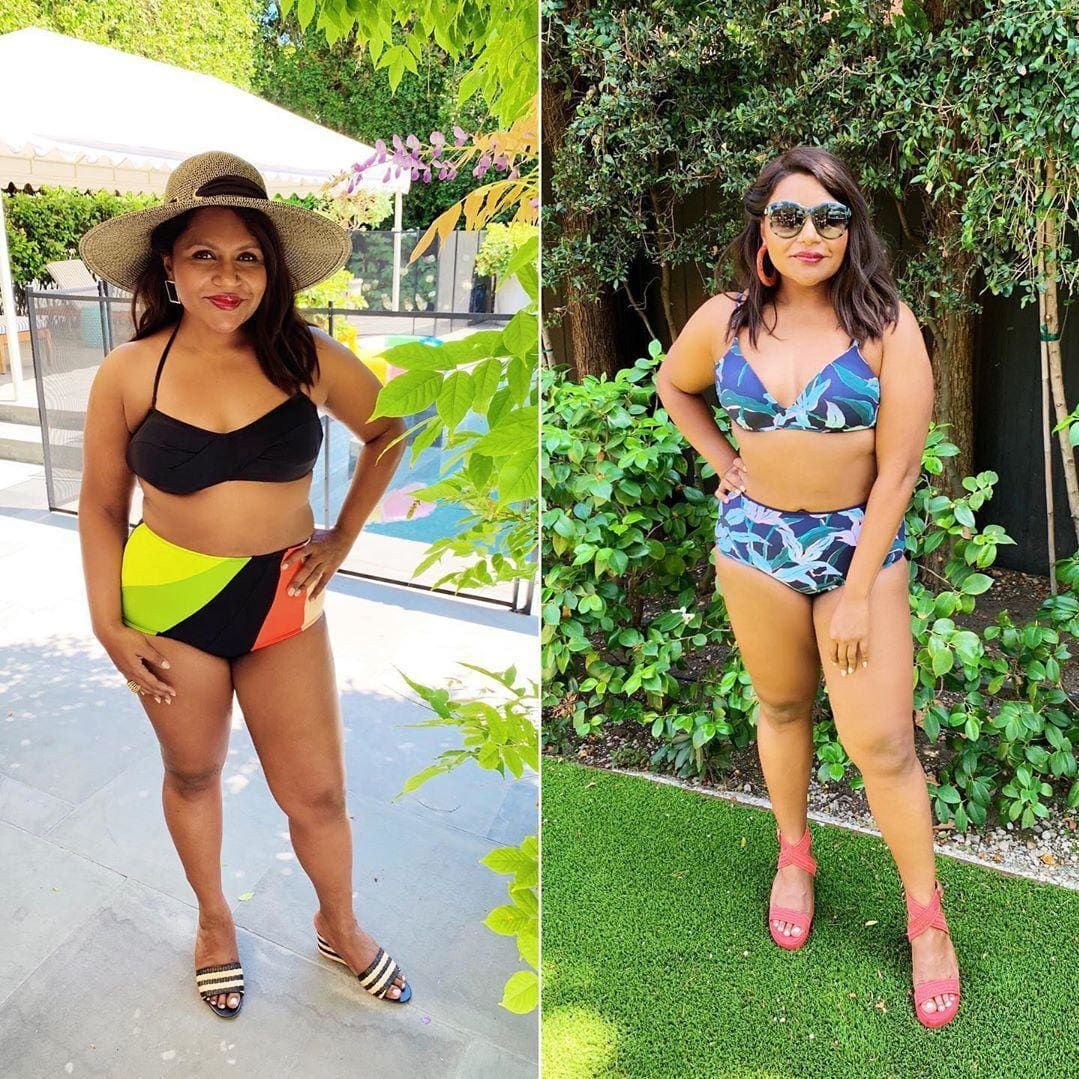 Mindy Kaling shares bikini photo