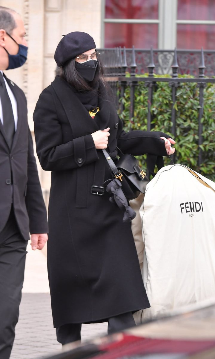 Demi Moore in Paris