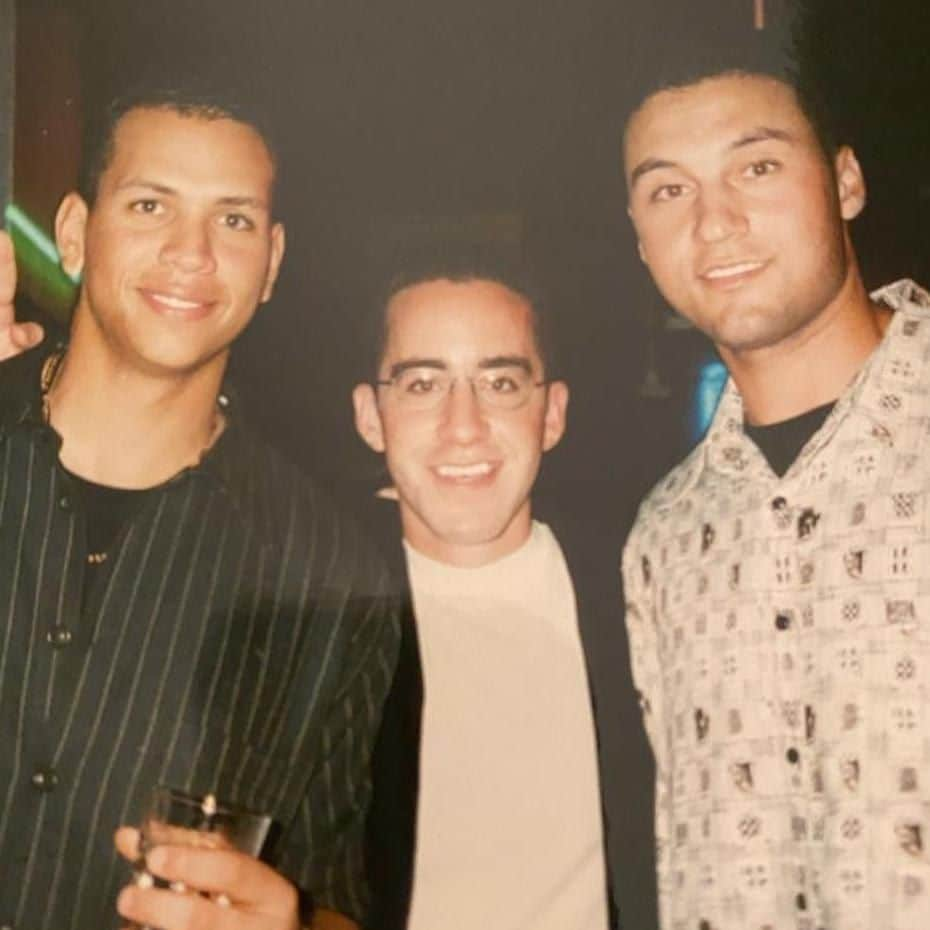 Jennifer Lopez's fiance Alex Rodriguez throwback photo New York Yankees