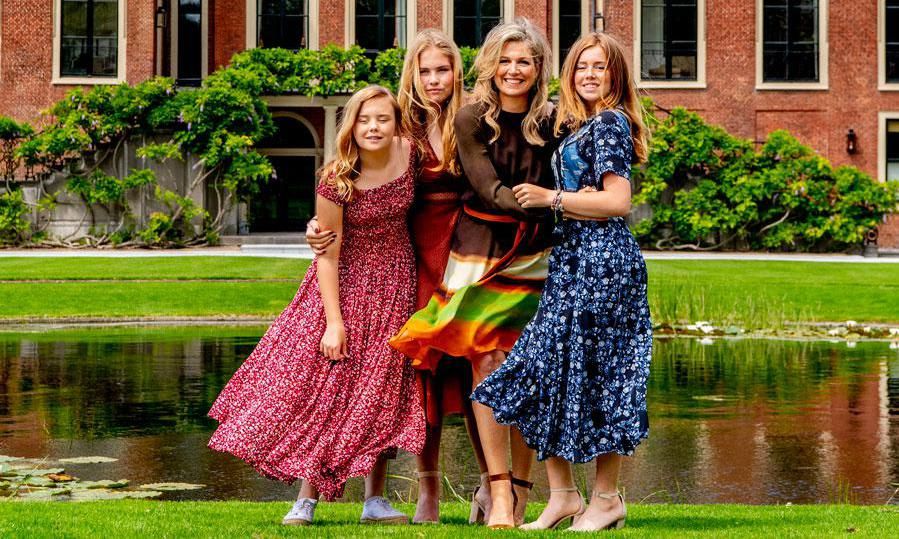 Queen Maxima family photo session