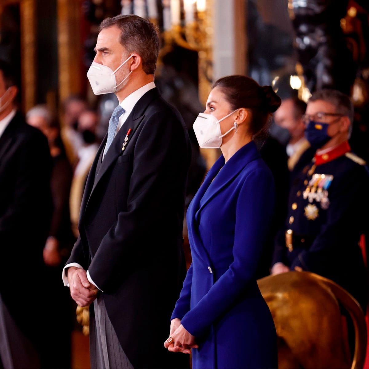 King Felipe offered congratulations to Joe Biden on his inauguration in his remarks