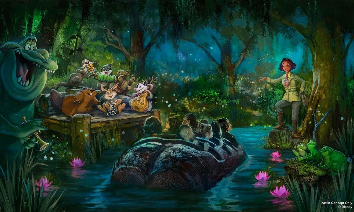 Tiana’s Bayou Adventure is scheduled to open in 2024