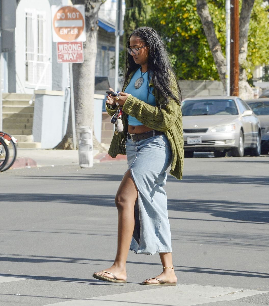 Sasha Obama in Los Angeles