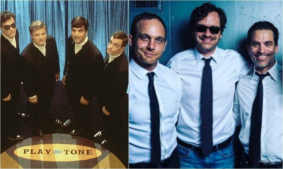 <b>That Thing You Do!</b>
For one night only, The Wonders Tom Everett Scott, Johnathon Schaech and Ethan Embry formally known as The Oneders reunited at The Roxy Theatre in L.A. "That movie means so much to so many people. We loved getting back together and glad the word got out about the reunion," Johnathon tells HELLO! about the memorable reunion. "A good reminder for us to know that the thing you dream will become that thing you do."
The movie focused on four teens from Eerie, Pennsylvania who went on to boy band success in the early '60s and also starred Steve Zahn, Tom Hanks, Liv Tyler and Charlize Theron.
Photo: Instagram/@ethanembry