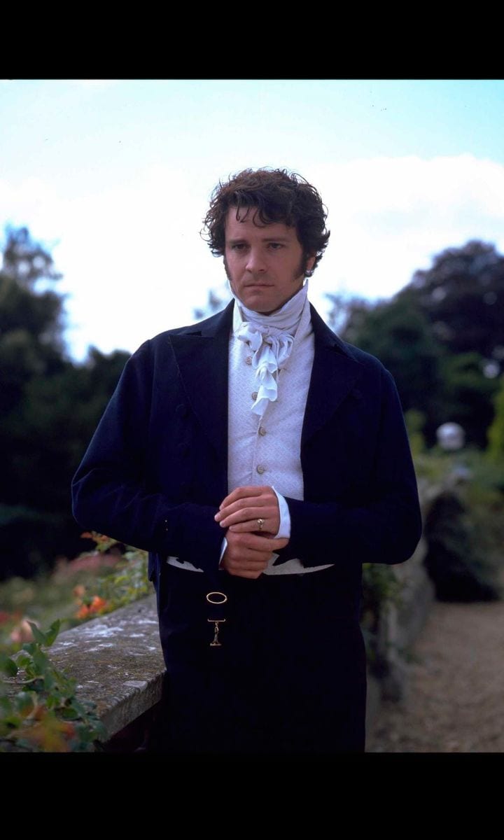 Colin Firth played Mr. Darcy on the TV series