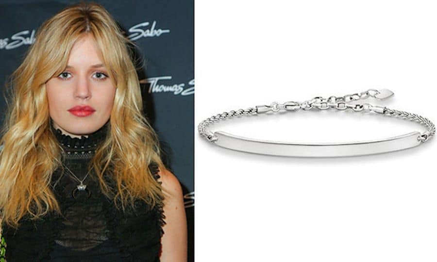 With elegant necklaces and charming bracelets, Thomas Sabo's Love Bridge collection boasts made-to-order treasures and complimentary engraving so you can get creative with an inscription of anything from a symbol to the name of your beloved.
Celebrity fans: Georgia May Jagger
Love Bridge Bracelet in Sterling Silver, from $135, thomassabo.com