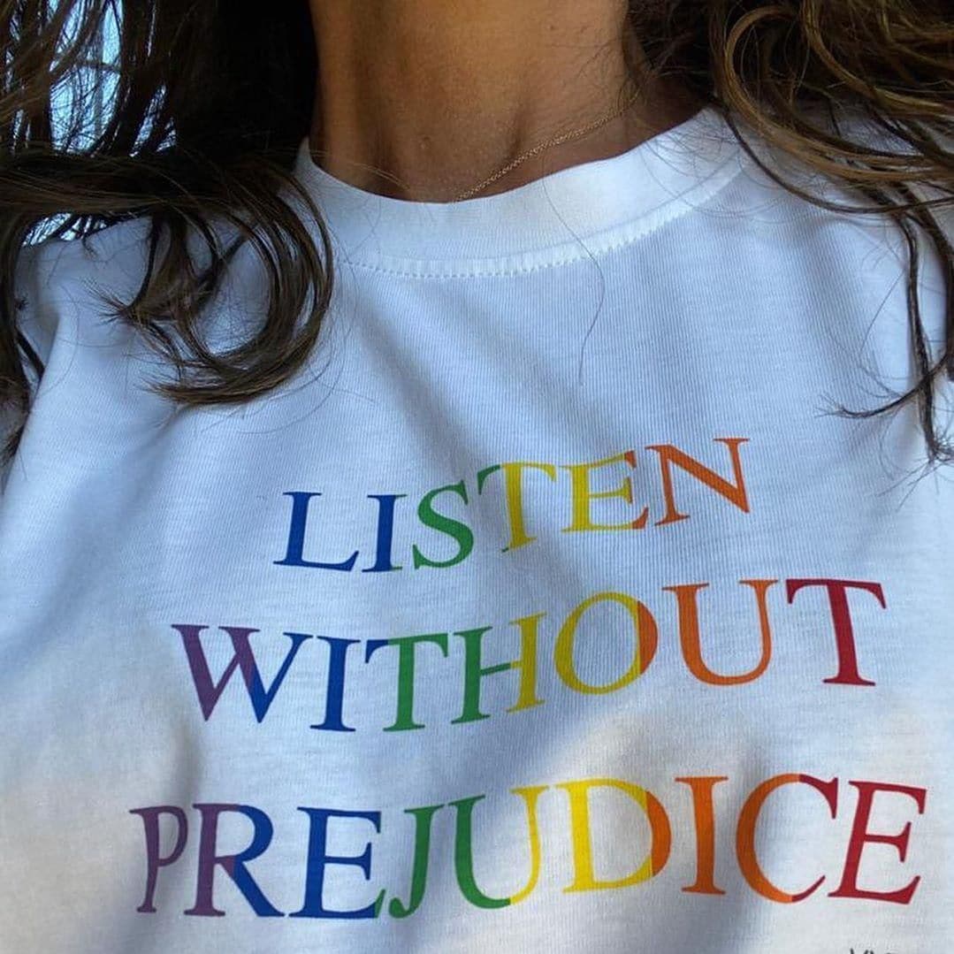 Victoria Beckham pride shirt