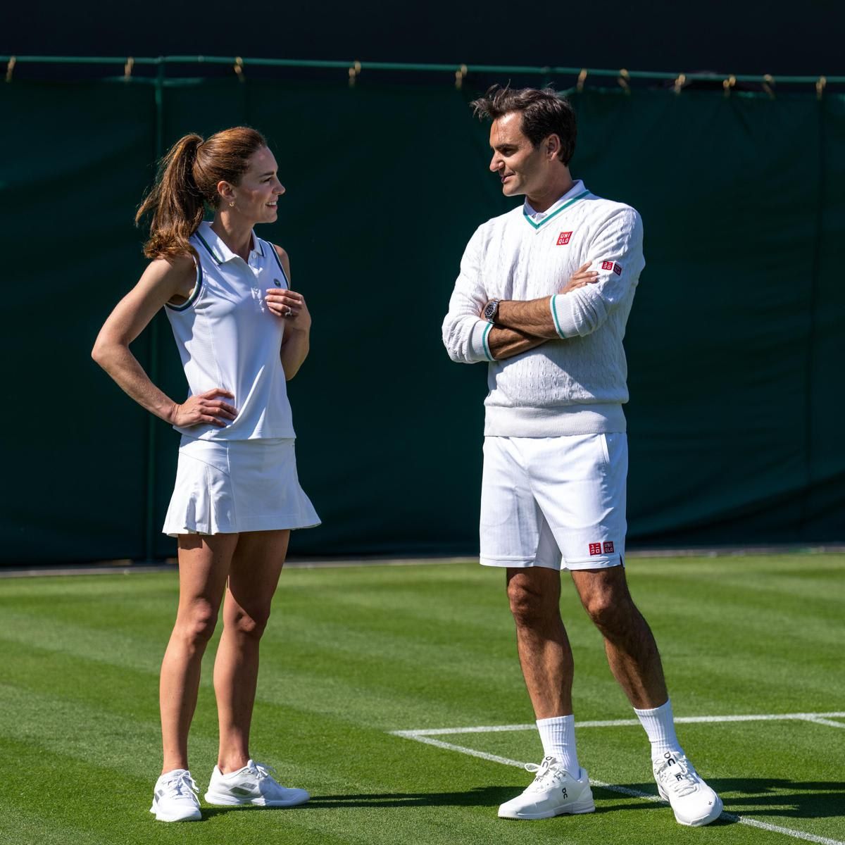 The tennis star and royal played tennis in a short film that was released prior to Wimbledon 2023