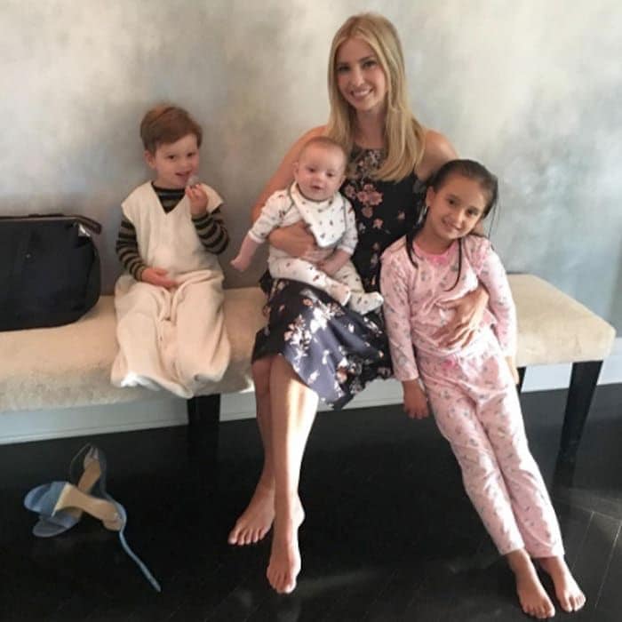 Home is where the heart is! Ivanka shared a photo of her "monkeys" while in Cleveland where she is supporting her father and presidential candidate Donald Trump at the Republican National Convention.
<br>
Photo: Instagram/@IvankaTrump