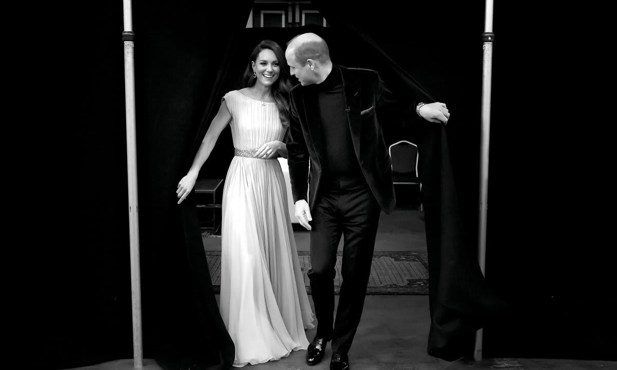 The Duke and Duchess were pictured sharing a moment backstage at the Earthshot Prize Awards 2021 at Alexandra Palace.