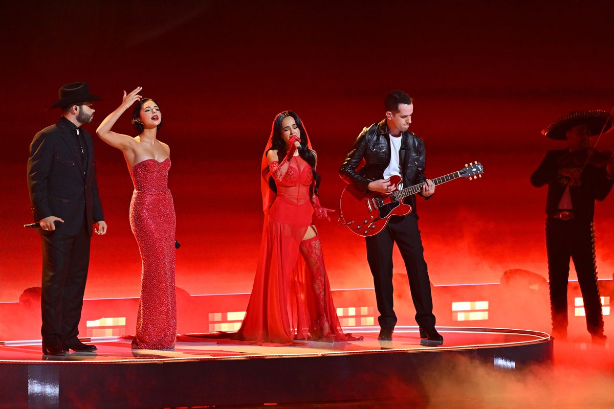 Becky G performs onstage during the 25th Annual Latin GRAMMY Awards 