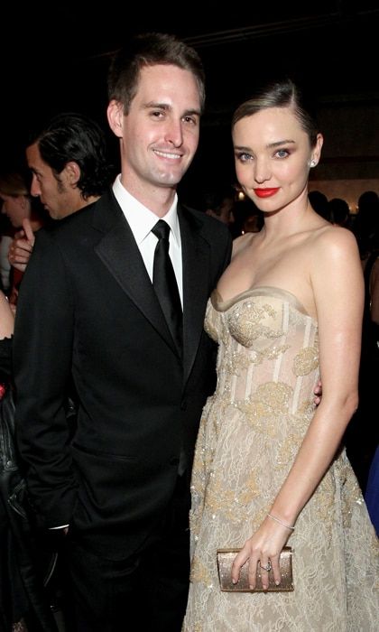 Miranda Kerr and Evan Spiegel