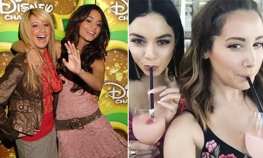 <B>High School Musical</B>
Vanessa Hudgens and Ashley Tisdale were quite the bubbly pair when they hit the promotion trail for Disney Channel's now-iconic 'High School Musical' back in December, 2015 (left). And now that they're all grown up, the longtime BFFs are now toasting with frozen rose! Vanessa shared a clip of the reunion on Instagram on March 12, 2017, captioning it: 'Best ladies brunch @catch thank you @markbirnbaum #Froze'.
Photos: Getty Images/@vanessahudgens