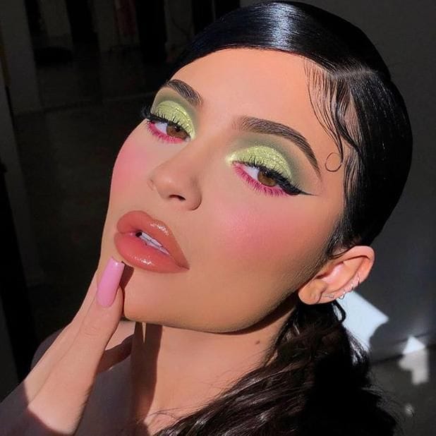 Kylie Jenner in full makeup