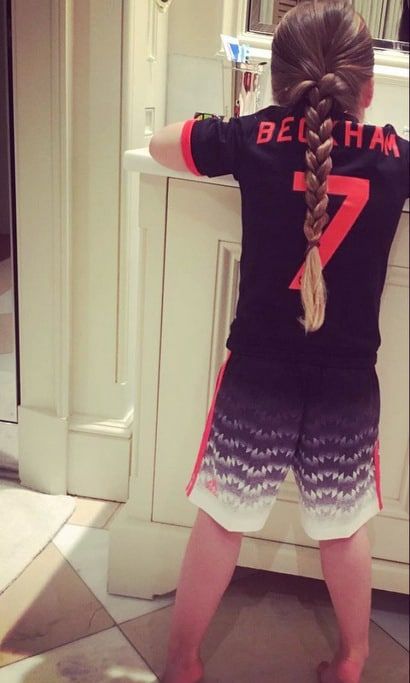 Like father, like daughter. Harper Beckham also shares her father's love for soccer.
<br>
Photo: Instagram.com/@DavidBeckham