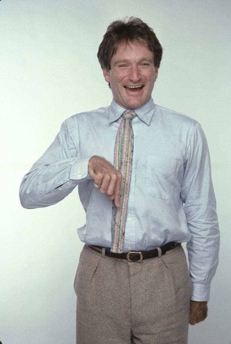 Actor and comedian Robin Williams was photographed in April 1984. (Photo by Jack Mitchell/Getty Images)