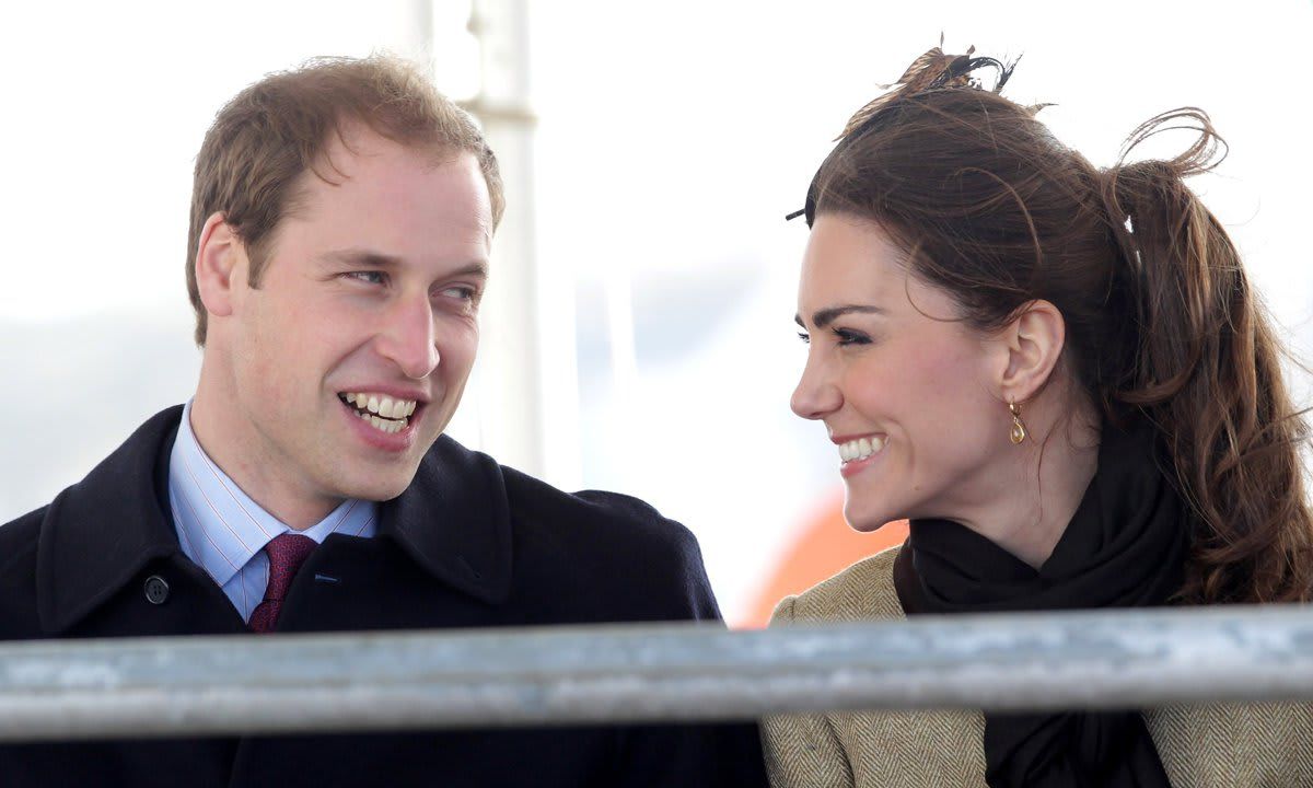 Kate stepped out for her first royal engagement with Prince William a few months ahead of their royal wedding. The pair visited the Trearddur Bay Lifeboat Station at Anglesey in February 2011.