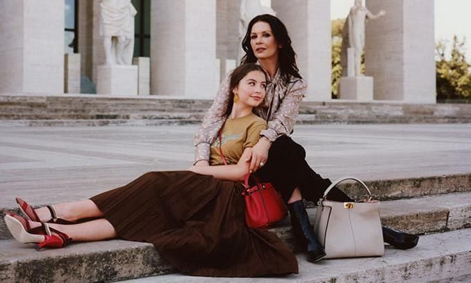 Catherine Zeta Jones and Carys Douglas