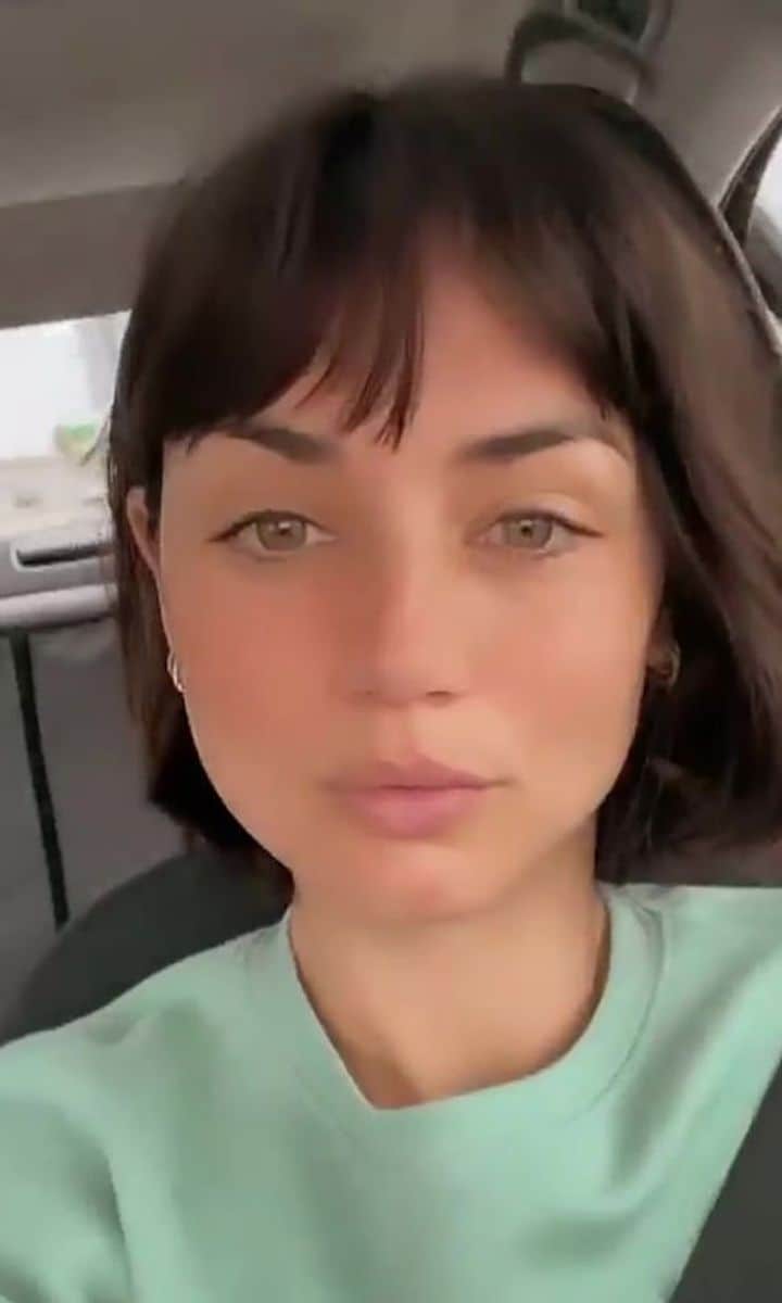 Is Ana de Armas lovesick? The actress shares video listening to a break up song