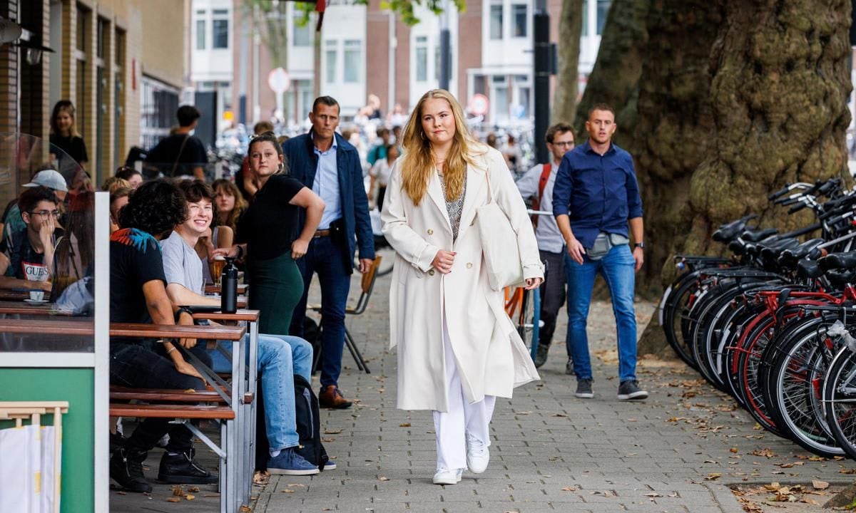 The Princess, who is first in line to the Dutch throne, began her studies at the University of Amsterdam on Sept. 5.