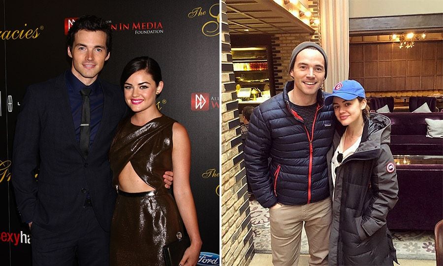 <b>Pretty Little Liars</B>
In March 2018, <I>Pretty Little Liars</I> stars Lucy Hale and Ian Harding had a one-on-one reunion, much to the thrill of their fans. The two, who played on-screen love interests Aria Montgomery and Ezra Fitz on the popular show, which ended in 2017 after a seven-year run, were dressed down in warm jackets and hats for the meet-up. Lucy shared the photo to her Instagram page, captioning it: "Look who I found in Chicago."
Photos: WENN, Instagram/@lucyhale