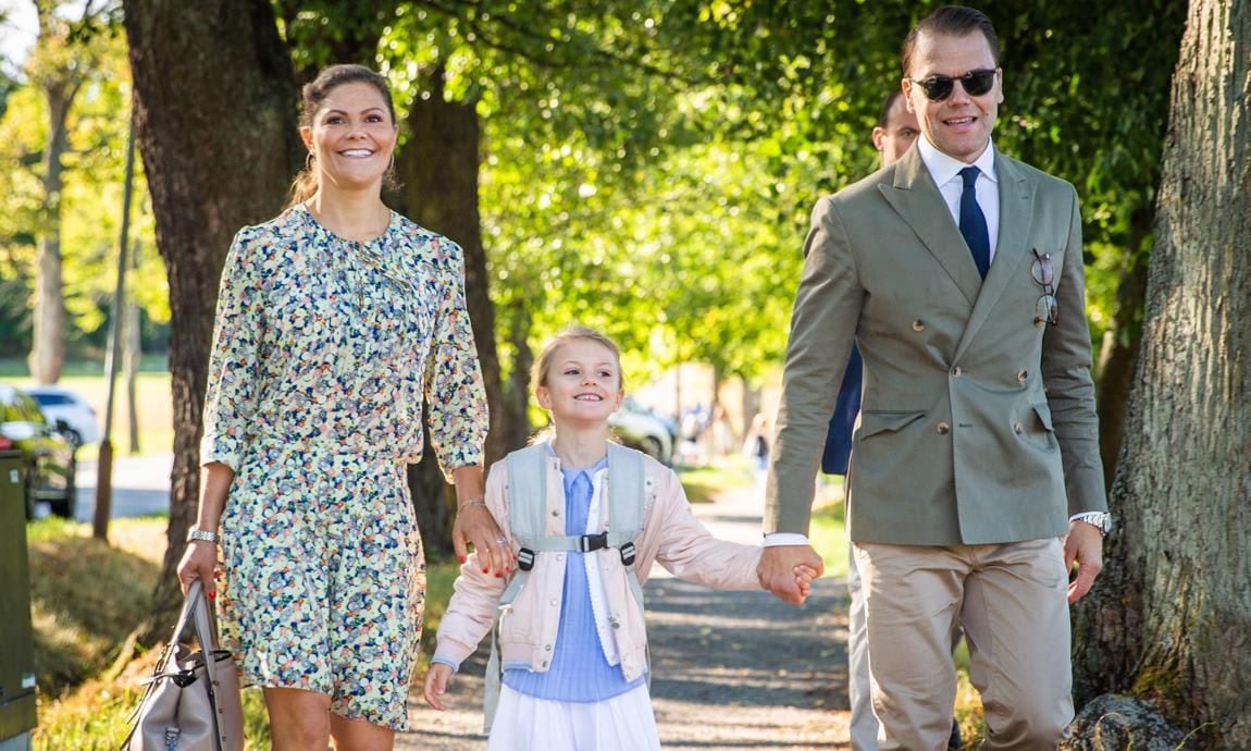 The future Queen began attending the Stockholm school in 2018