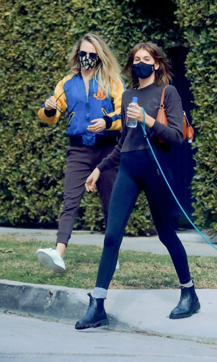 Kaia Gerber and Cara Delevingne style