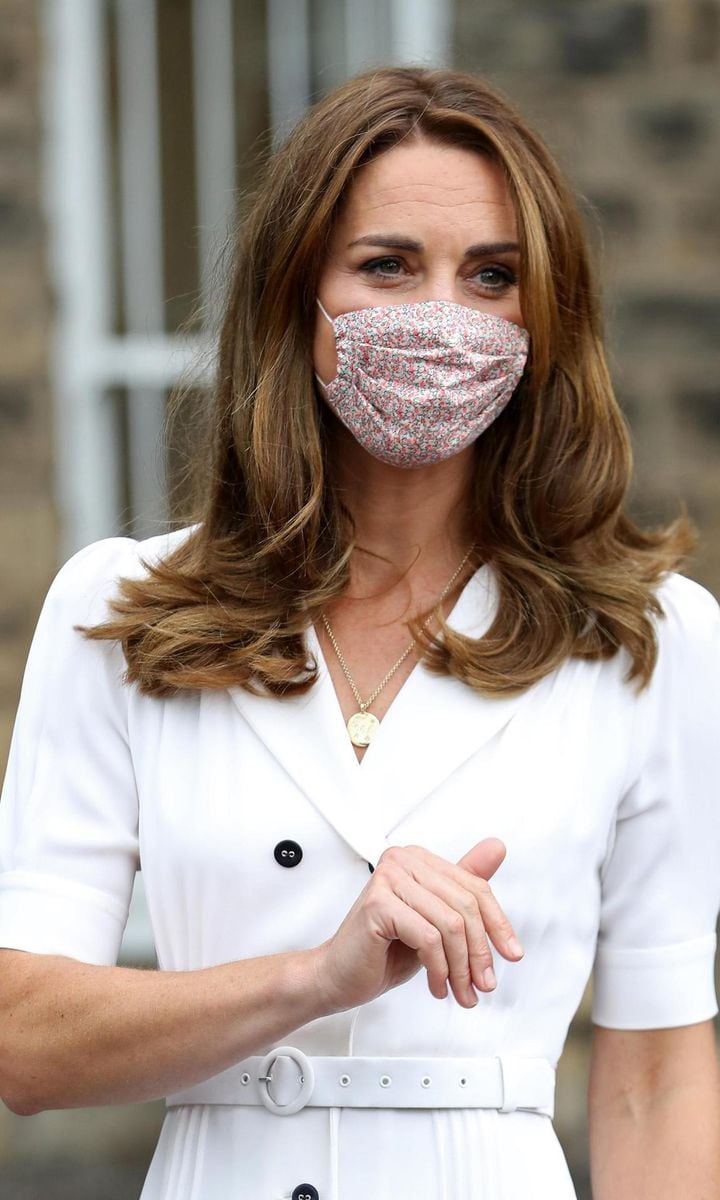 Kate Middleton wore a face mask out in public for the first time on Aug. 4