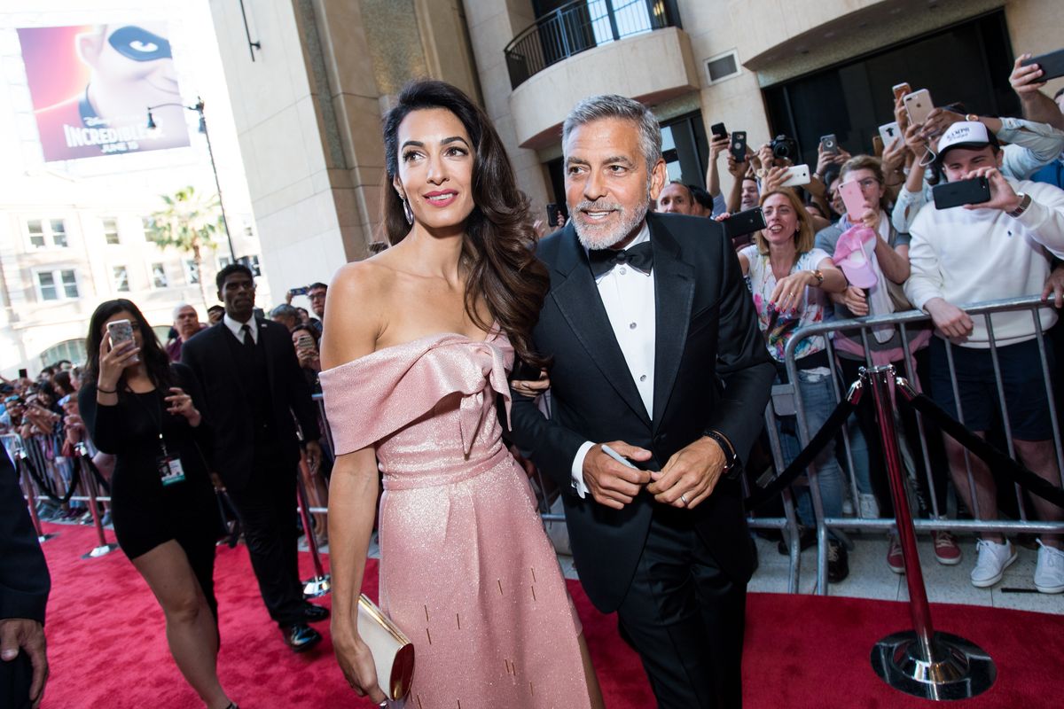 Amal Clooney and George Clooney 