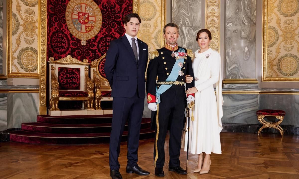 The couple's eldest son, Christian, became the Crown Prince on Jan. 14. He is now first in line to the Danish throne.