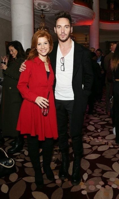 October 11: Cassidy Janson and Jonathan Rhys Meyers posed for a photo inside of the <i>London Town</i> premiere party hosted by the Autograph Collection's St. Ermin's Hotel in London.
Photo: Marriott International