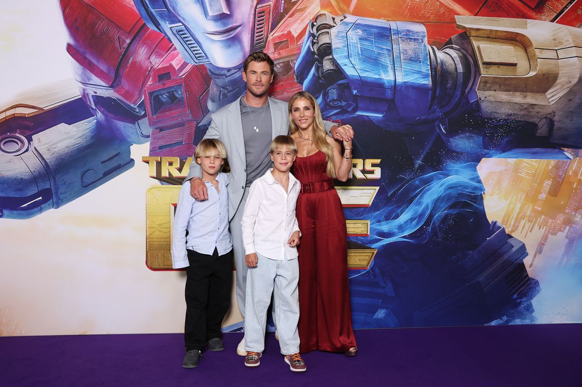 Chris Hemsworth, Elsa Pataky and their kids