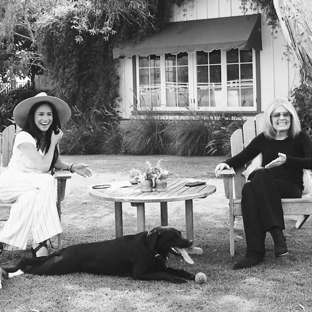 Meghan Markle teamed up with Gloria Steinem for a backyard chat to discuss voting