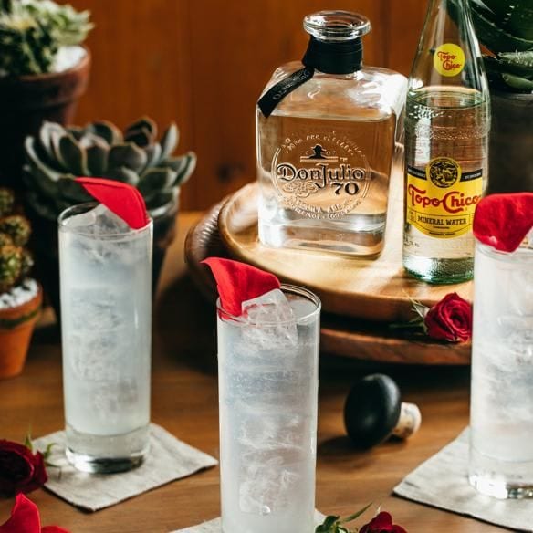 Tequila Rose Soda cocktail