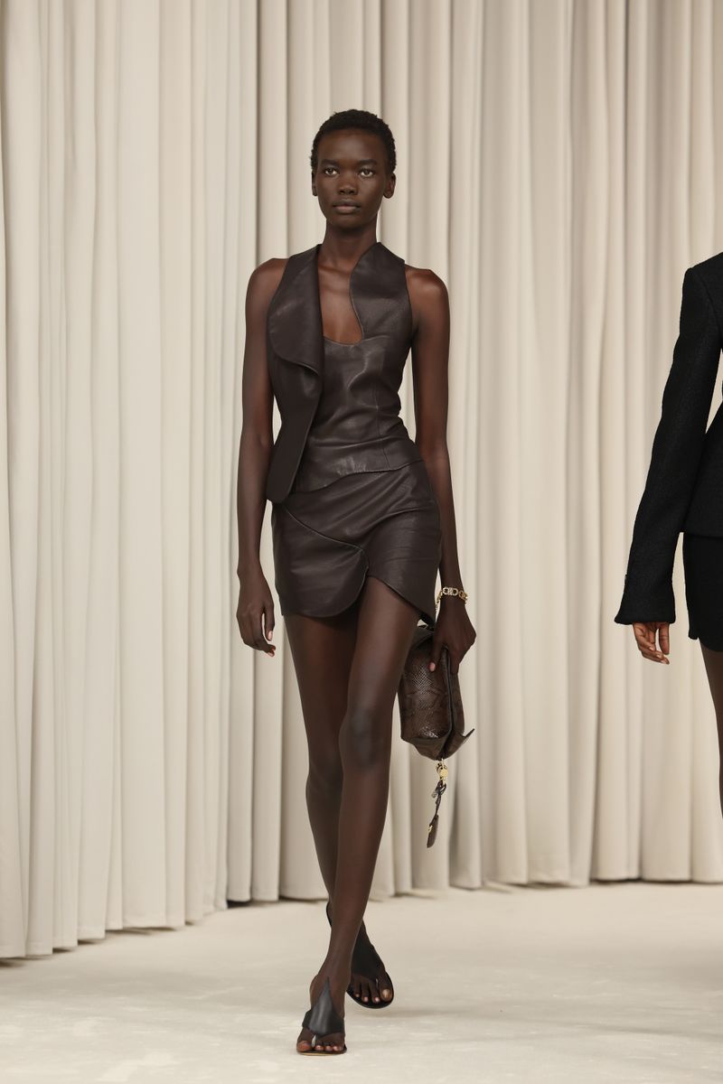 Ferragamo fashion show during the Milan Womenswear Spring/Summer 2025 