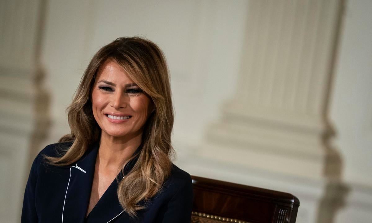 First Lady Melania Trump Attends Briefing For Indian Health System Taskforce