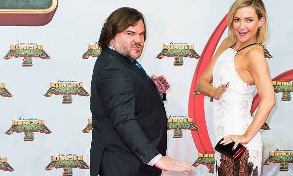 March 2: Kate Hudson and Jack Black were back at it with their best kung fu stance during the <i>Kung Fu Panda 3</i> press stop in Berlin.
<br>
Photo: Getty Images