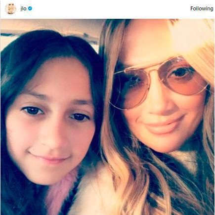 Jennifer Lopez and daughter Emme