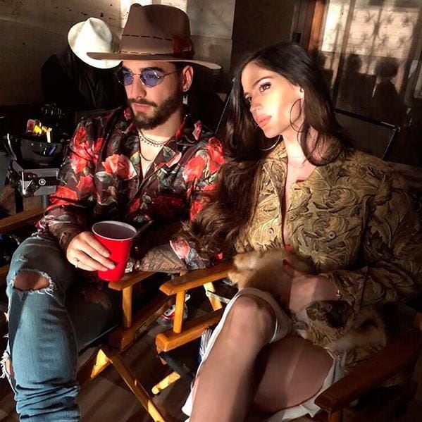 Maluma y Natalia Barulich