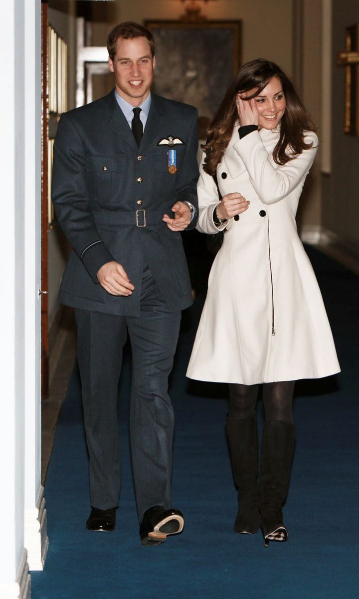 Kate attended her royal boyfriend's graduation ceremony at the Central Flying School at RAF Cranwell in 2008.