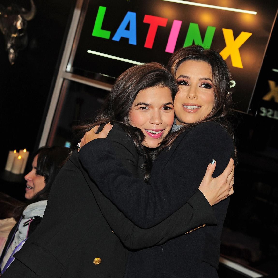 Eva Longoria and America Ferrera at The Latinx House