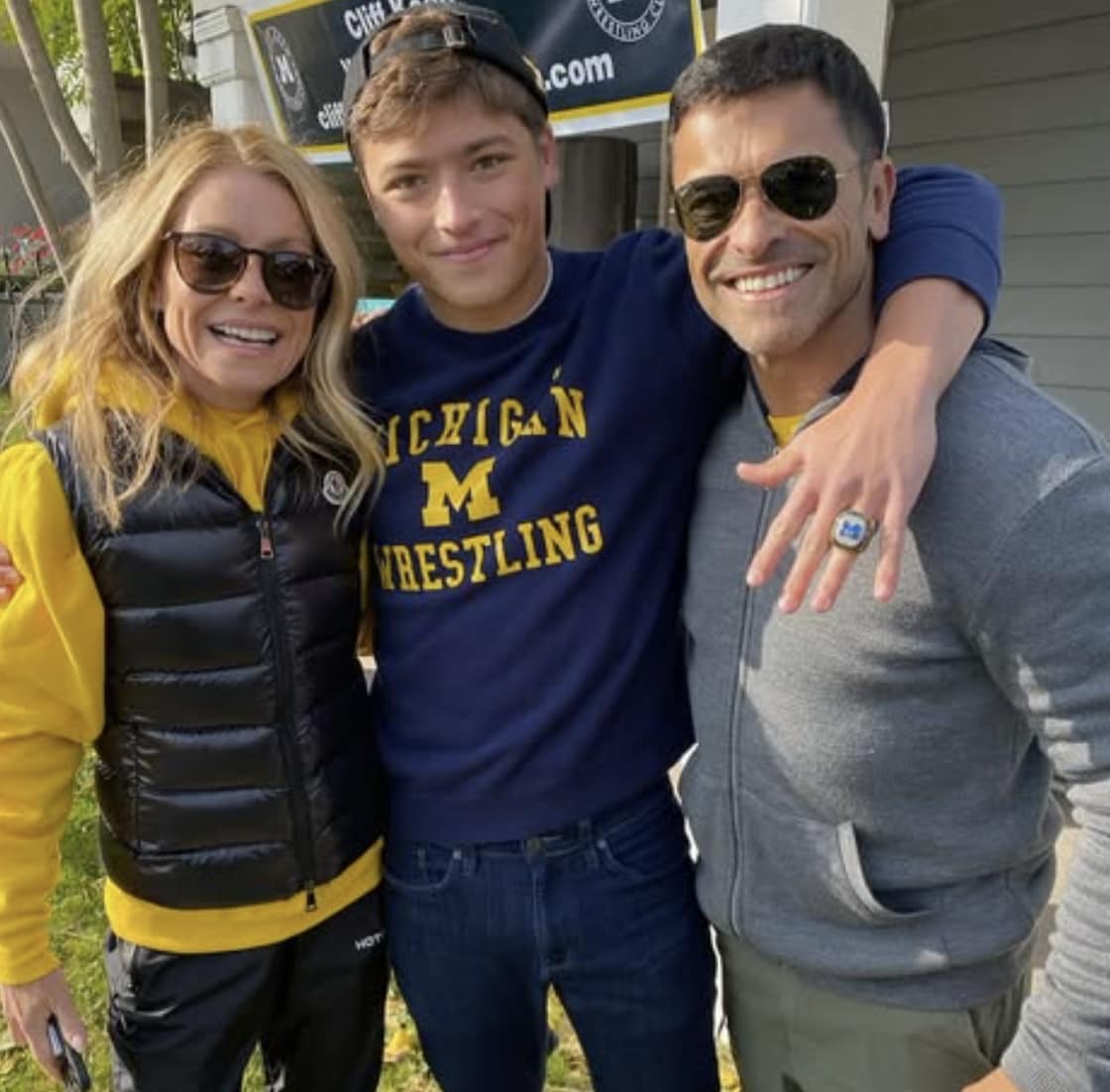 Kelly Ripa, Mark Consuelos and their son Joaquin went on a trip to England