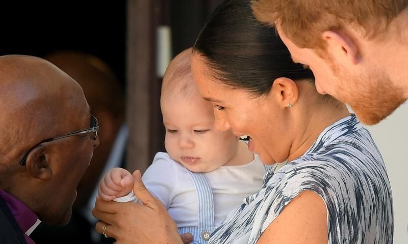 Baby Archie closeup in South Africa