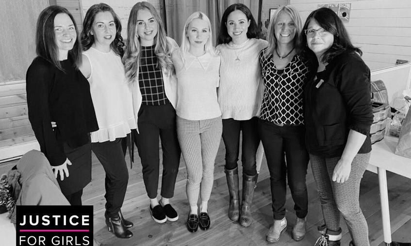 Meghan Markle posed with Justice For Girls workers