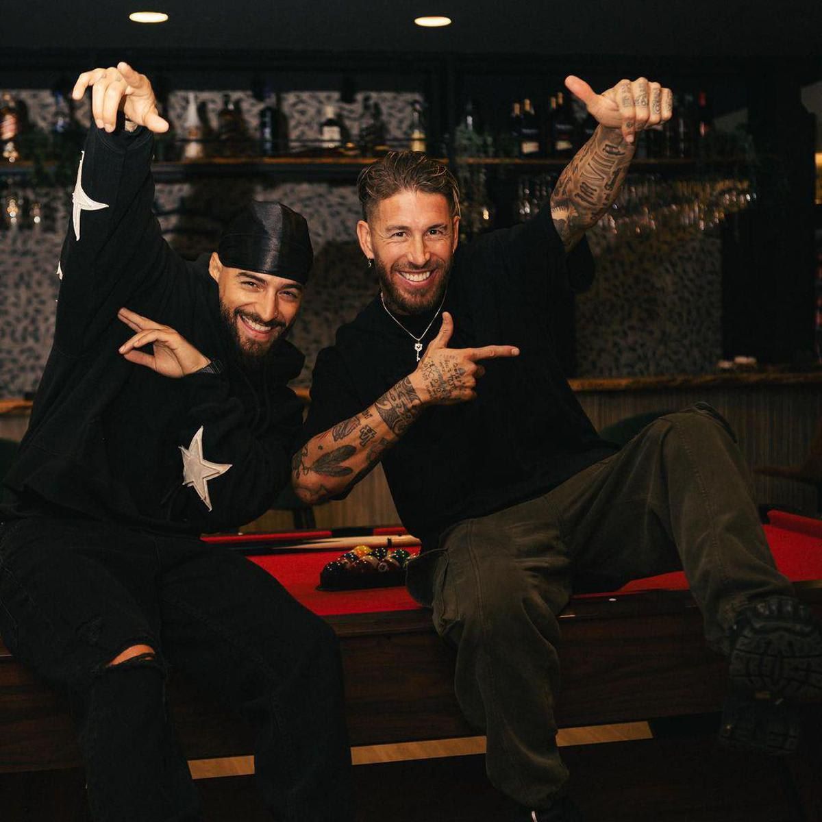 Maluma y Sergio Ramos