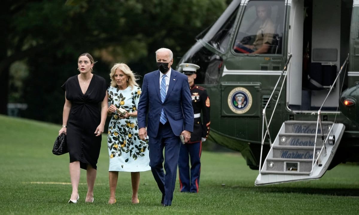 President Biden Returns To The White House After Weekend In Delaware