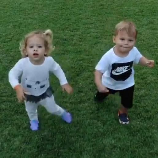 Enrique Iglesias and Anna Kournikova's adorable twins