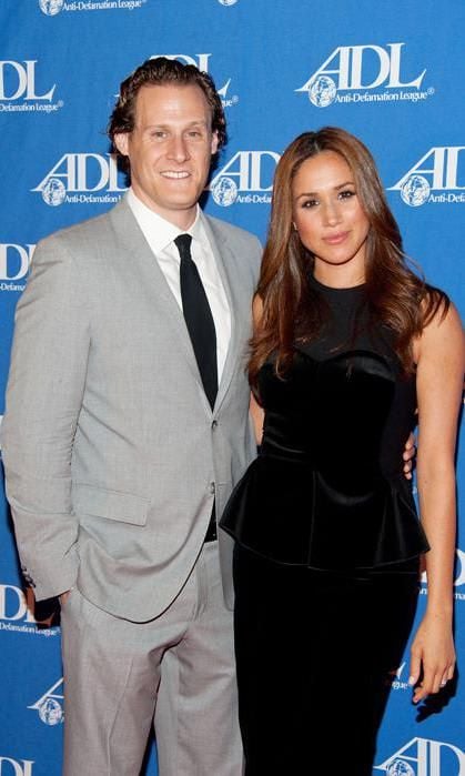 Meghan Markle and Trevor Engelson