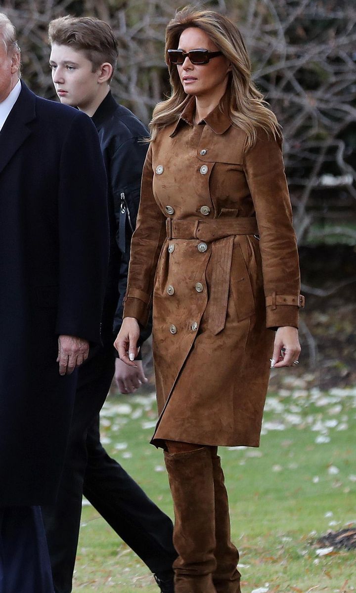 President Trump And First Lady Melania Depart White House En Route To Florida